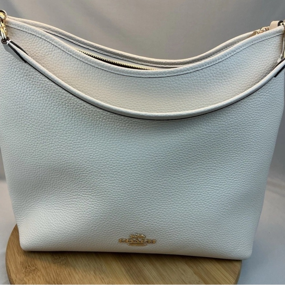 Coach Large Laurel Shoulder Bag - Chalk